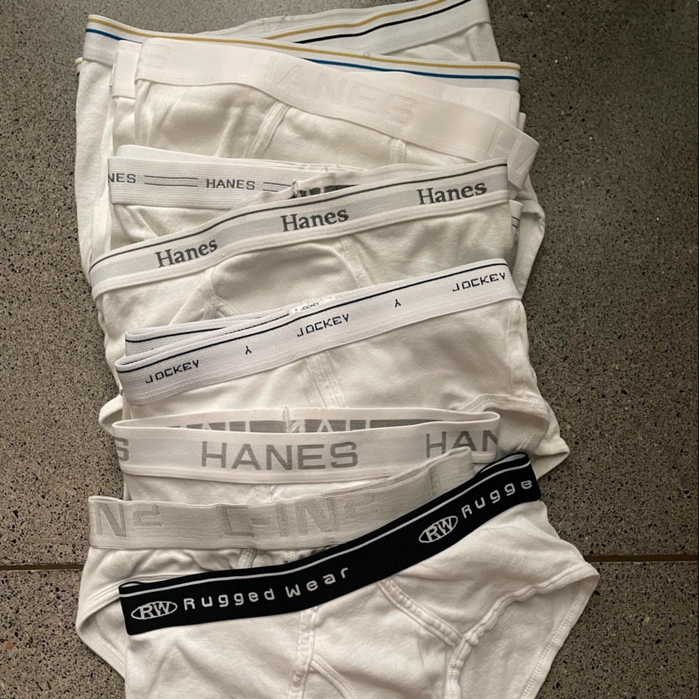 Various White Briefs (Tighty Whities)
